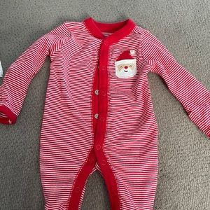 Footie Christmas onesie